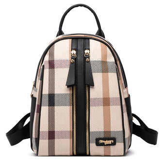 CANDY BACKPACK - CHECKER BZ, BEIGE